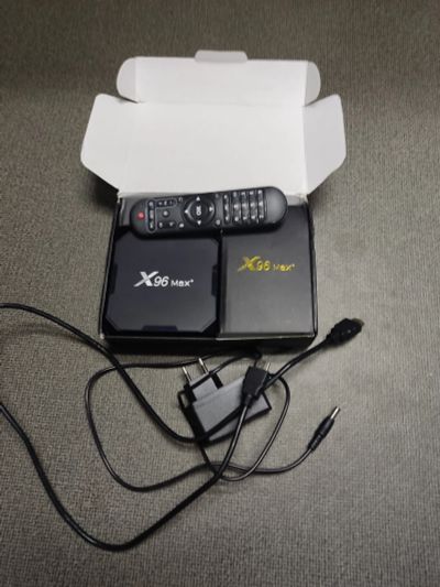 Лот: 17966488. Фото: 1. Тв бокс x96 max+, tv box. Медиаплееры