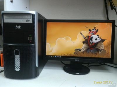 Лот: 9617704. Фото: 1. Игровой 4х ядерный компьютер Intel... Компьютеры в сборе