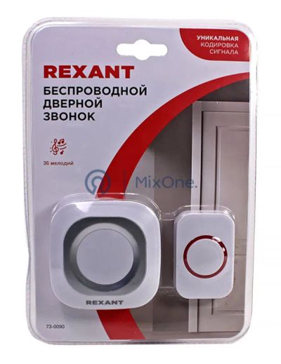 Лот: 24002589. Фото: 1. Rexant 73-0090 беспроводной дверной... Звонки, сирены