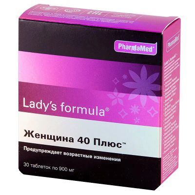 Лот: 22200487. Фото: 1. Lady's Formula Женщина 40 плюс... Лекарства