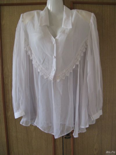 Лот: 13275039. Фото: 1. белая шифоновая блуза 99 р. еще... Рубашки, блузки, водолазки