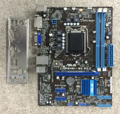Лот: 15130872. Фото: 1. Материнская плата ASUS P8H61-MX... Материнские платы