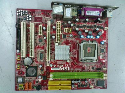 Лот: 7469557. Фото: 1. Материнская плата MSI p4m900m2... Материнские платы