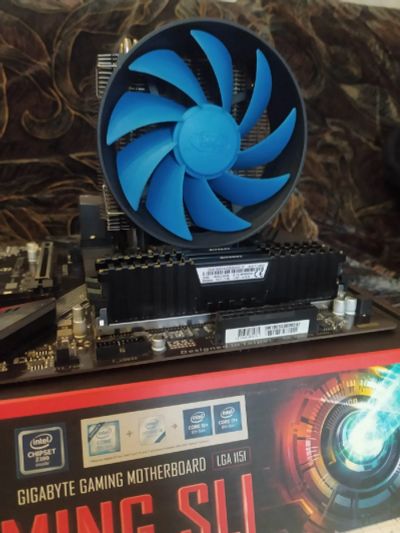 Лот: 19521729. Фото: 1. i7 8700k + Gigabyte z390 + 16gb... Комплекты запчастей