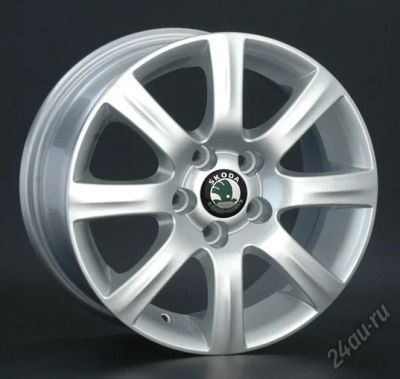 Лот: 5877671. Фото: 1. Литые диски для Skoda 6,0Jx14... Диски