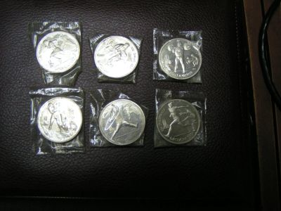 Лот: 11704402. Фото: 1. набор монет Барселона. Наборы монет