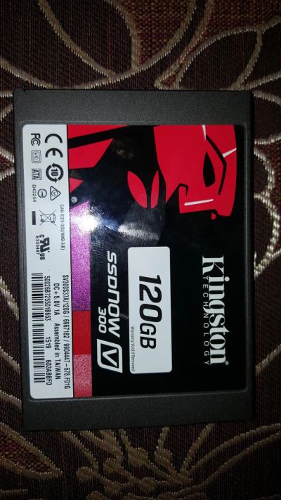 Лот: 8502213. Фото: 1. Kingston ssd 120gb sata3 новый. SSD-накопители