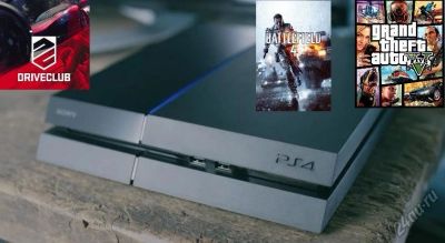 Лот: 5545232. Фото: 1. Продам PS4 с 3 играми: (Gta 5... Игровые приставки, консоли