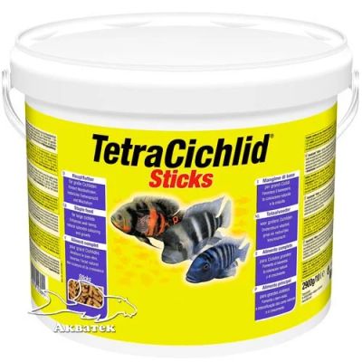 Лот: 2354756. Фото: 1. Корм Tetra Cichlids Sticks палочки... Корма