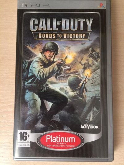 Лот: 9278096. Фото: 1. Диск для PSP. Call of Duty roads... Игры для консолей