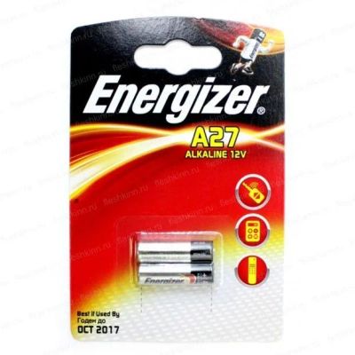 Лот: 22151224. Фото: 1. Элем.пит.ENERGIZER 27A BP-2 (20... Батарейки, аккумуляторы, элементы питания