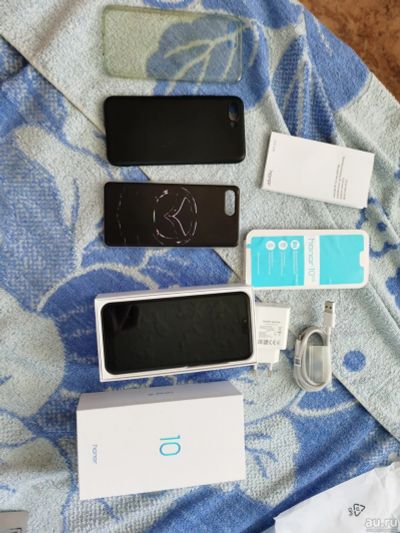 Лот: 16248273. Фото: 1. Honor 10 (чёрный). Чехлы, бамперы