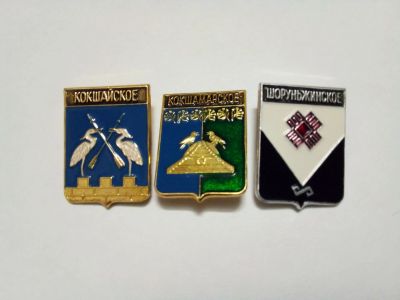 Лот: 24903848. Фото: 1. Гербы Республики Марий Эл Родник... Сувенирные