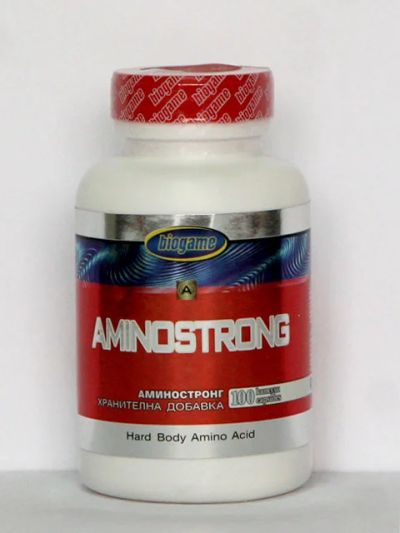 Лот: 5058381. Фото: 1. Aminostrong - Стимулирует секрецию... Спортивное питание, витамины