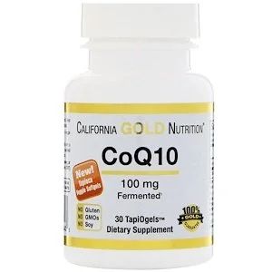 Лот: 15469507. Фото: 1. Коэнзим Q10, California Gold Nutrition... Спортивное питание, витамины