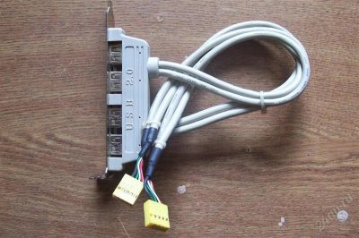 Лот: 1041584. Фото: 1. usb-на 4 порта(,версия 2.0). Платы расширения, контроллеры, доп. порты