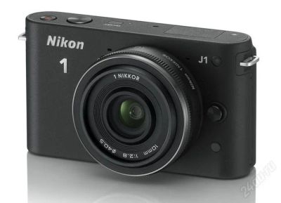Лот: 4287743. Фото: 1. Фотоаппарат Nikon 1J1 + Nikon... Цифровые беззеркальные со сменной оптикой
