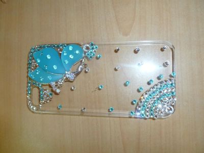 Лот: 3897420. Фото: 1. бампер на iphone 5 со стразами. Чехлы, бамперы