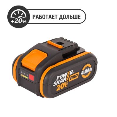 Лот: 24341232. Фото: 1. Аккумулятор WORX WA3014 PRO 20V... Электроинструмент