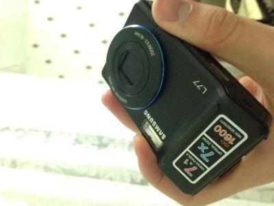 Лот: 3033524. Фото: 1. фотоаппарат Samsung самсунг L77... Цифровые компактные