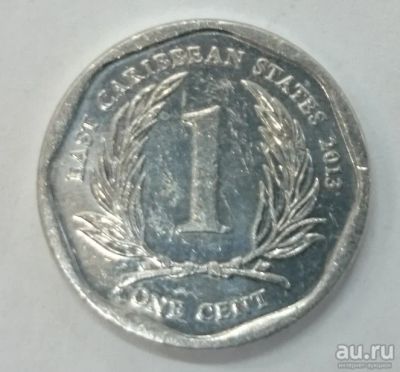Лот: 17276150. Фото: 1. Монета Восточные карибы 1 цент... Ближний восток