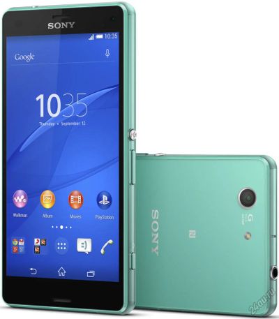 Лот: 5544352. Фото: 1. Sony Z3 Compact D5803 Green. Смартфоны