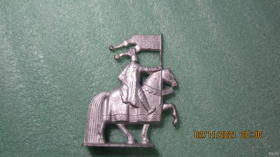Лот: 18253719. Фото: 1. Оловянный солдатик СССР. Ледовое... Игрушки