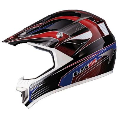 Лот: 3518139. Фото: 1. Шлем LS2 MX426 Junior red (детский... Аксессуары