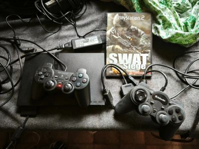 Лот: 25703610. Фото: 1. Playstation 2 консоль. Игры для консолей