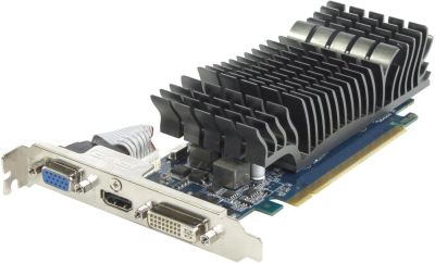 Лот: 7636681. Фото: 1. 2Gb PCI-E DDR3 ASUS GT610-SL-2GD3-L... Видеокарты