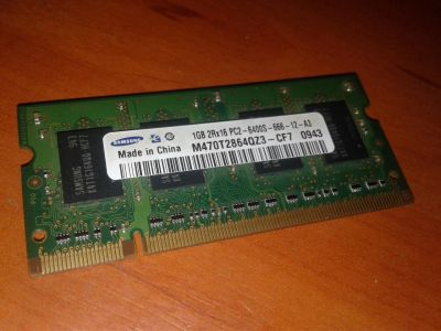 Лот: 10406081. Фото: 1. Samsung ddr2 1gb pc6400. Оперативная память