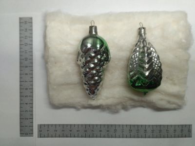 Лот: 12653578. Фото: 1. Ёлочная игрушка 70-80гг Шишка. Гирлянды, шарики, новогодние аксессуары