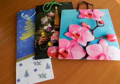 Лот: 9845163. Фото: 1. Сумочки бумажные подарочные. Подарочная упаковка