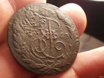 Лот: 12788093. Фото: 1. R-! 4 копейки 1762 года(барабаны... Россия до 1917 года