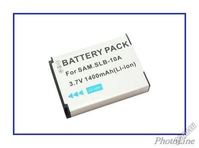 Лот: 5975492. Фото: 1. Аккумлятор SLB-10A для Samsung... Аккумуляторы, зарядные