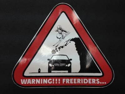 Лот: 3525577. Фото: 1. Warning!!! Freeriders.... Другое (лыжи)