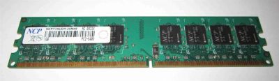 Лот: 3684212. Фото: 1. NCP DDR2-800 1Gb 2Rx8, PC2 6400U. Оперативная память