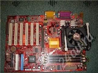 Лот: 380703. Фото: 1. MSI 478 сокет+ Pentium 4 1600... Материнские платы