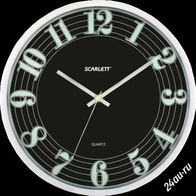 Лот: 2572851. Фото: 1. Настенные часы Scarlett SC-55A... Часы настенные, настольные