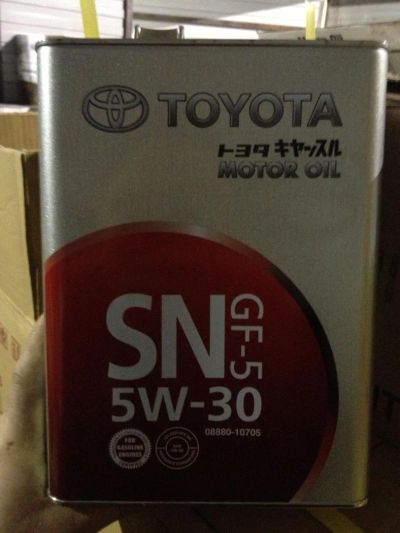 Лот: 6825364. Фото: 1. Toyota motor oil 5W30 SN GF- 5... Масла, жидкости