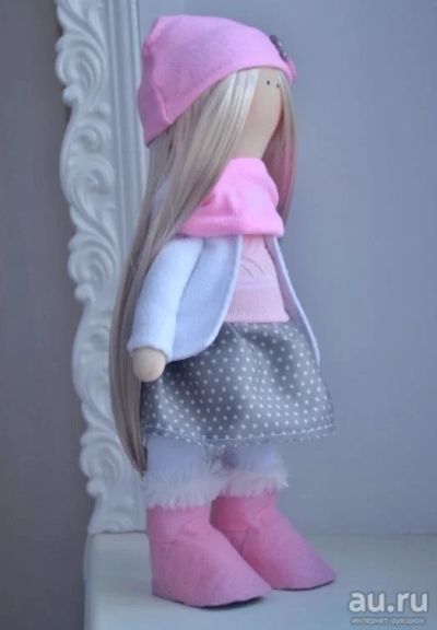Лот: 8566963. Фото: 1. Интерьерная текстильная куколка... Куклы