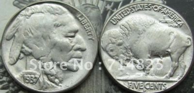 Лот: 5400466. Фото: 1. 5 центов 1937 года Индеец. Америка
