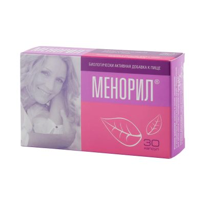 Лот: 23986406. Фото: 1. Менорил капс. №30. Народная медицина, БАДы