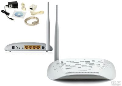 Лот: 8570297. Фото: 1. ADSL2+ маршрутизатор TP-LINK TD-W8951ND... Беспроводные модемы