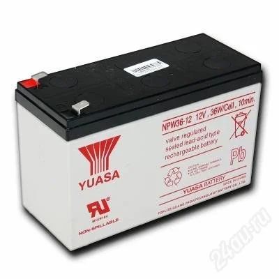 Лот: 1750048. Фото: 1. ИБП Yuasa NPW36-12 12V/7AH. Другое (комплектующие)