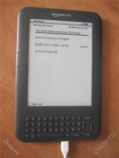Лот: 1928222. Фото: 1. электро книга amazon kindle 3... Электронные книги