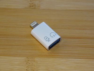 Лот: 19981587. Фото: 1. Переходник (OTG) USB 3.0 - Lightning... Дата-кабели, переходники
