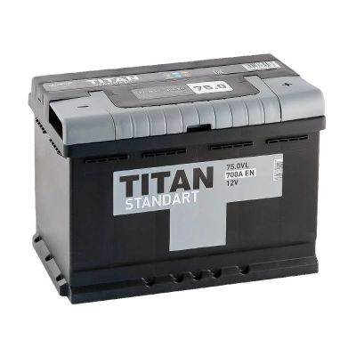 Лот: 15935917. Фото: 1. аккумулятор TITAN Standart 75... Аккумуляторы