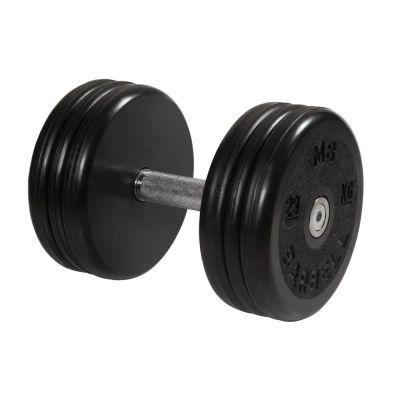Лот: 22355823. Фото: 1. Гантель классик MB Barbell с вращающейся... Гантели