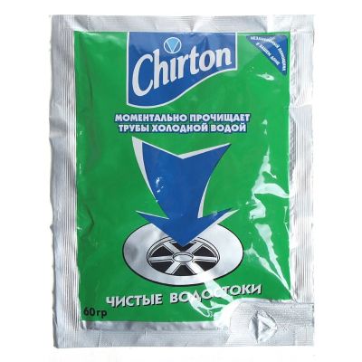Лот: 24116897. Фото: 1. Средство от засоров Chirton, 60... Бытовая химия